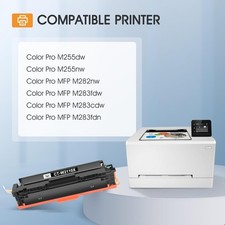 206X Toner Cartridges 2 Pack High Yield 206A M283fdw M255dw Compatible