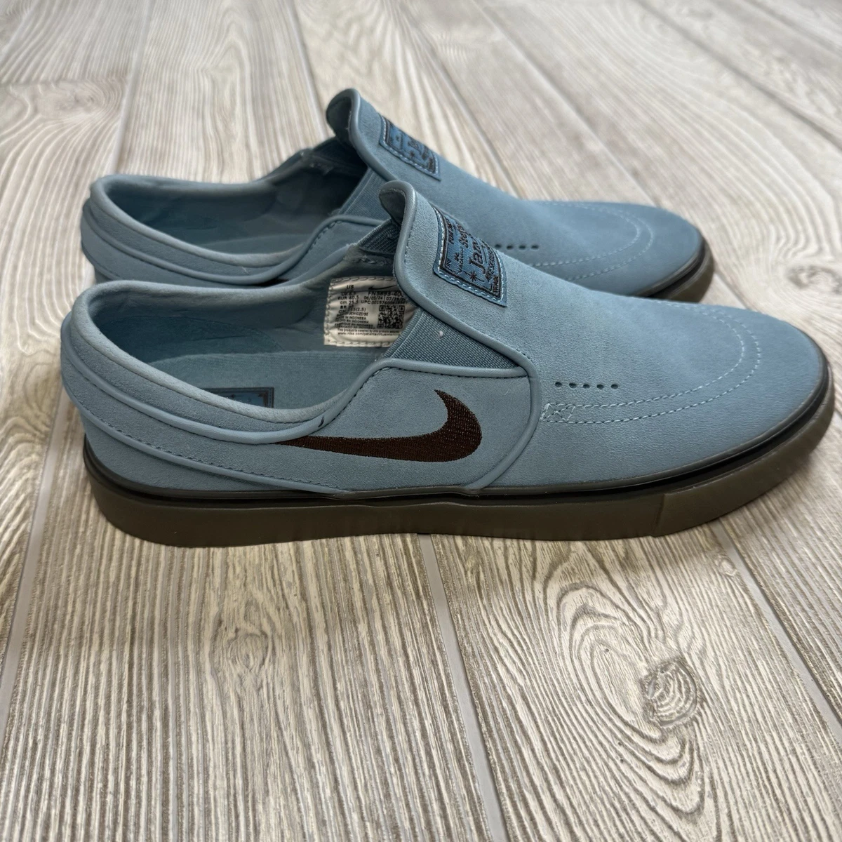Nike Zoom Stefan Janoski+ Slip SB Denim Turquoise for Sale