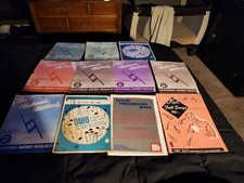 Vintage Mel Bay  Natural Music Guild Guitar  Song Books Lot of 11