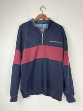 Pendleton Woolen Mills Men s 1/4 Zip Pullover 100 Cotton Sweater Size M