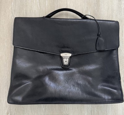 Edle Leder Herren Aktentasche  The Bridge  Hochwertig Business Style