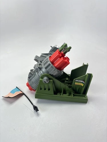 G.I. JOE Headquarters Rapid Fire Cannon w/ 2 Missiles 1992 VTG