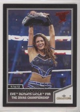 2013 Topps Best of WWE Eve Torres defeats Layla for the Divas Championship 9l4