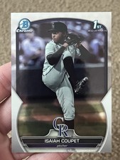 2023 Bowman Draft - Chrome #BDC-37 Isaiah Coupet (RC) Rockies