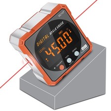 Digital Angle Finder Magnetic Electronic Angle Cube Dual Laser Gauge Digital ...