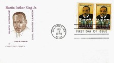 Dr Martin Luther King Jr-Civil Rights #1771 FDC HF Cachet M6734