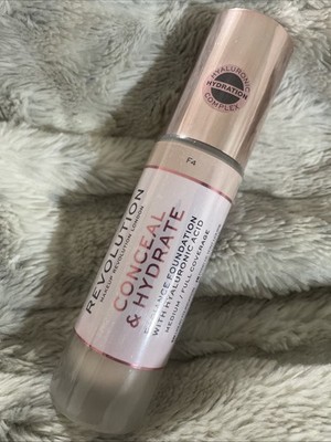 Revolution Conceal And Hydrate Radiance Foundation With Hyaluronic Acid F4