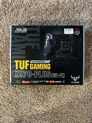 ASUS TUF GAMING X570-PLUS AM4 Wi-Fi Motherboard Open Box