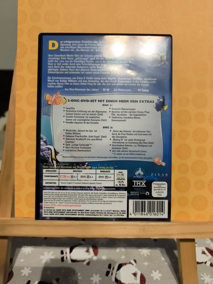 DVD-Findet Nemo Pixar 2 DVD Edition - Bild 2 von 2