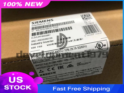 New 1PC Siemens 6SL32105BE311UV0 6SL3210-5BE31-1UV0 Inverter