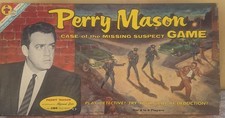 Perry Mason Case Of The Missing Suspect Game Transogram 1959 - VG Condition