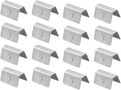 Universal Stainless Steel Deflector Clips Set - 16pcs for Heko G3 SNED Vehicles