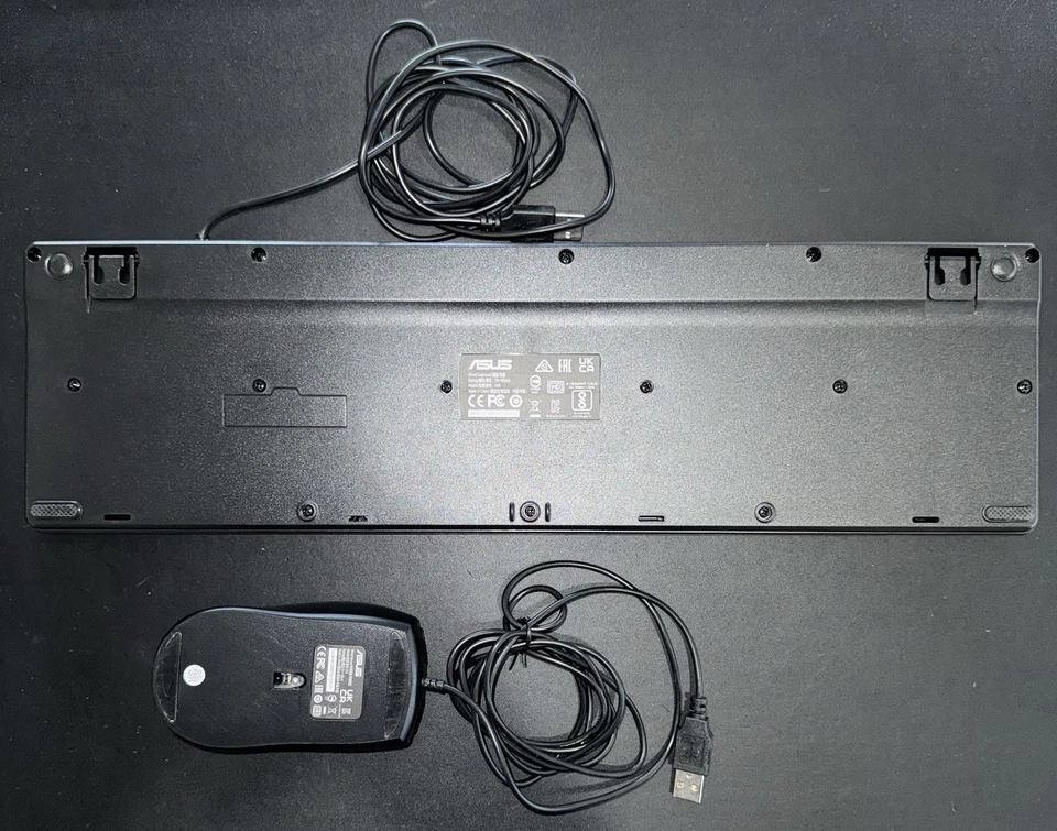 Teclado con cable ASUS K49 negro con mouse con cable ASUS JM3 Foto 3 de 3