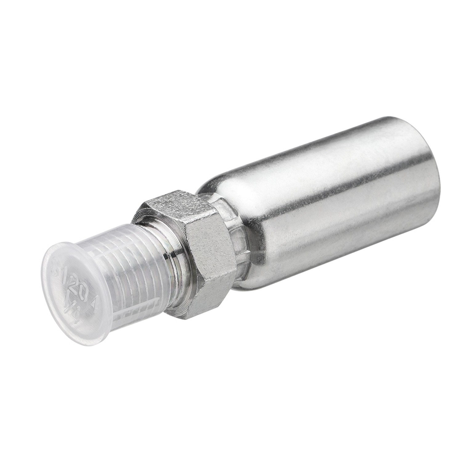 12 Pack 1/4" I.D. Hose x 1/4" NPTF Male  Hydraulic Hose End Swivel Crimp Fitting