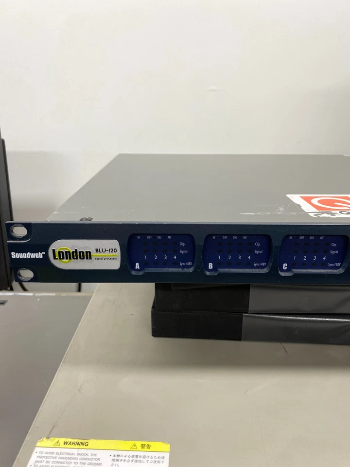 BSS Soundweb London Blu-120 Audio DSP Signal Processor BLU120 - Image 2 of 4