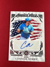 2025 Panini Boys of Summer Connor Norby Red Auto /99 America's Best 