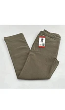 32 Degrees Cool Women's Sweatpants Jean Zipper Fly Comfort Stretch Green Size 16