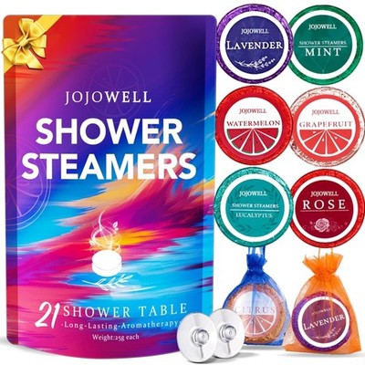 Indulge in Spa-Like Relaxation with 21  Shower Steamers - Perfect Gift Set