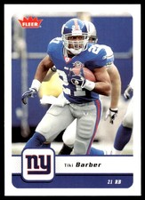 Tiki Barber 2006 Fleer #64 New York Giants NFL READ FREE SHIPPING AutographDen