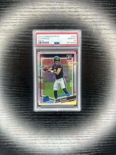 2023 CJ Stroud Donruss Optic Holo Rookie PSA 10 #244 Texans