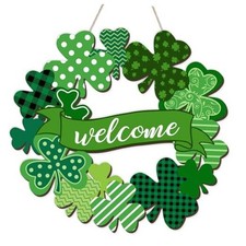 St Patricks Day Decorations Door Hanging Sign Wreath St. Patrick's Day New