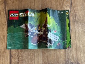 Lego 5925 Pontoon Plane Adventurer Near Complete w/manual No Box 3 piece missing