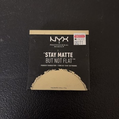 NYX Stay Matte But Not Flat Powder Foundation SMP02 Nude 0.26 oz New In Box
