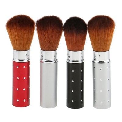 Lot 2 Travel Retractable Blush Brushes Powder Shadow Makeup Blusher Contour