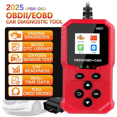 OBDII/EOBD Car Diagnostic Scan Tool OBD 2 Scanner Code Reader Multi Languages
