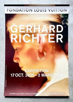 GERHARD RICHTER - Expo Poster - 50 x 70 cm - Fondation Louis Vuitton - Paris 2025
