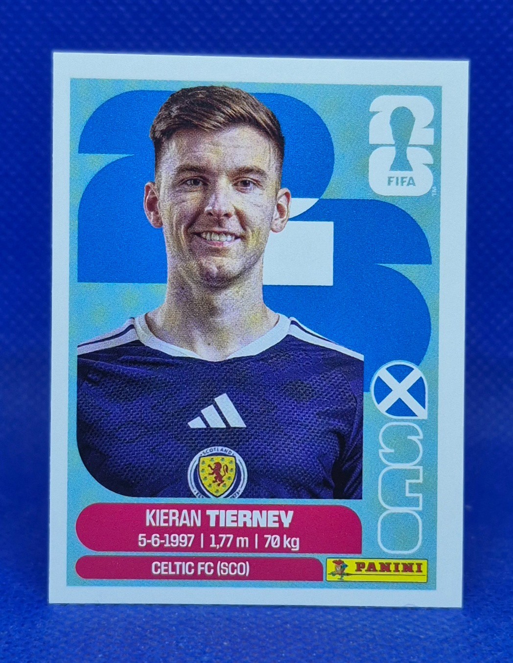 2026 Panini FIFA World Cup Sticker Kieran Tierney #SCO 4 - Scotland
