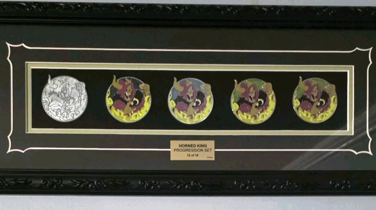 Disney WDI HORNED KING Profile Progression Framed Set LE15 AP The Black Cauldron