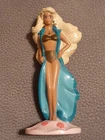 Vintage 1992 Barbie Beach Bathing Suit McDonald's PVC Figure
