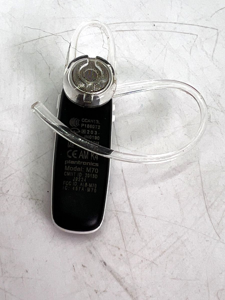 Plantronics M70 Wireless Bluetooth Ear-hook In-ear Headset - Black