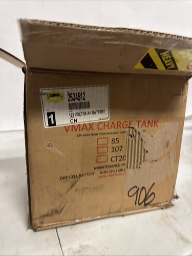 VMAX MR107 12V 85Ah AGM SLA Battery fits Minn Kota Trolling Motor Power Center - Picture 2 of 2