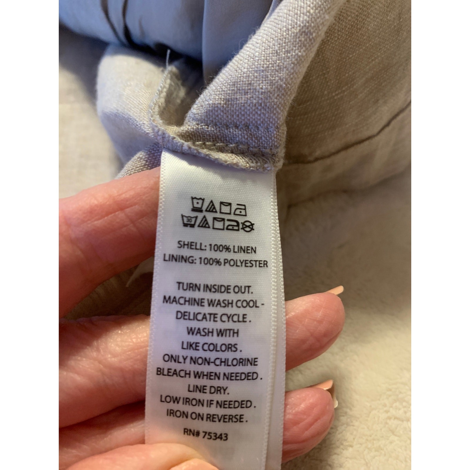 Daniel Hechter Blazer Linen Neural Basic Luxury C… - image 4