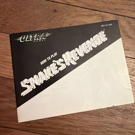 Snake's Revenge (Nintendo NES) solo manuale NES-E2-USA