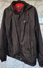 Starter Late 90s Windbreaker Black And Red Full Zip With Hood Size XL