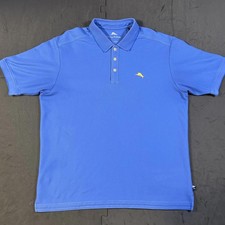 Men's Tommy Bahama Blue Polo Shirt Size L