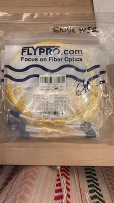 4Pack 2M/7ft LC to LC Single Mode Fiber Patch Cable OS2 Duplex 9/125um Yellow