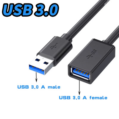 USB 3.0 Extension Cable High Speed Extender Cord Adapter Type A Male to Female