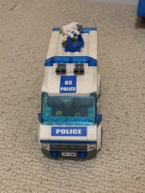 LEGO City 7286 Prisoner Transport, Missing Prisoner & Bike, Has Box & Manual