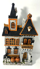 Haunted House Mansion Ghost Skeleton Pumpkin Skulls Halloween Decoration
