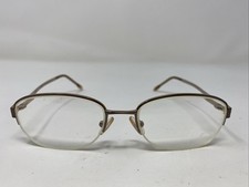 Liz Claiborne LC 285 0JM3 52-17-135 Brown/Gold Half Rim Eyeglasses Frame :T10