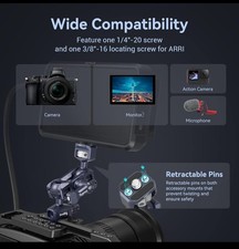 SmallRig Magic Arm 3875 Dual Ball Heads Aluminum Alloy for Camera Monitor Mic