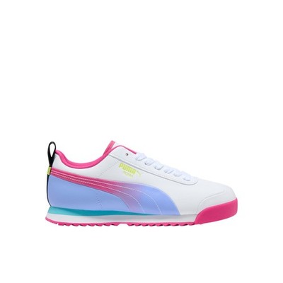 PUMA Roma Sugar Rush Lace Up  Youth Girls White Sneakers Casual Shoes 39804101
