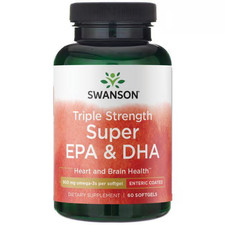 Dreifach konzentriertes Super-EPA & DHA 60 Softgels Swanson Health Produ