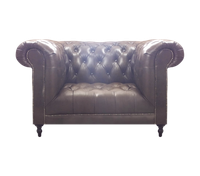 Wohnzimmer Sessel Luxus Leder MöBel Chesterfield Couch Sitz Neu Einrichtung