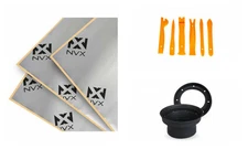 NVX XBAF65 Speaker Baffle Kit with Sound Damping & 6-Piece Panel Removal Kit