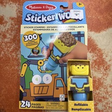 Melissa  Doug Sticker Wow   24-Page Activity Pad and Sticker Stamper, 300